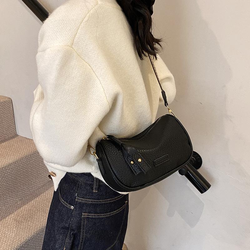 Premium Texture Fashionable Wide Shoulder Strap Casual Women'S Bag Trendy Foreign Style Large Capacity Shoulder Messenger Bag