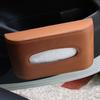 Универсальный автомобильный держатель для салфеток, кожаный, на солнцезащитный козырек, для хранения салфеток, органайзер для масок, для автомобиля