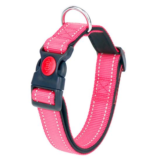 Прочная пряжка застежка 5 цветов ремешок для шеи питомца светоотражающий нейлоновый ошейник для собак для маленьких средних собак
