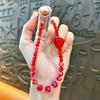 Флеш Бисерая Цепочка для Мобильного Телефона Кристальный Бант Брелок Сумка Шнурок Жемчужный Шнурок для Мобильного Телефона Маленький Подарок