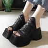 New Summer Chunky Platform Women Open Toe Slippers High Heels Shoes Sandals Flip Flops Sexy Pumps Slides Zapatillas Mujer