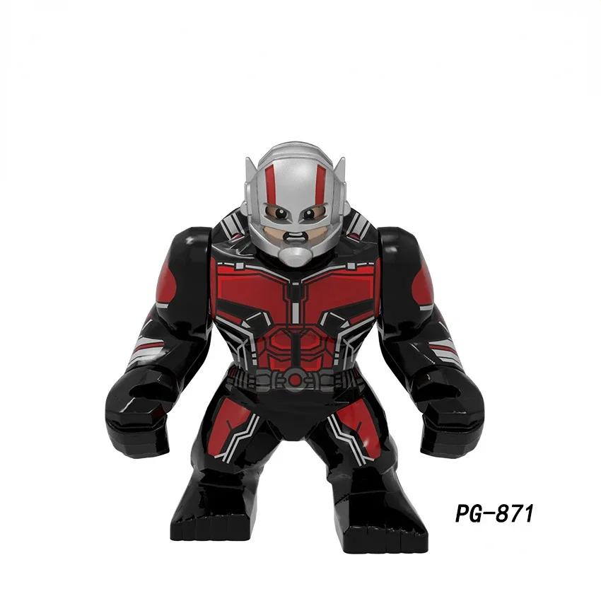 Action Figure: Marvel Mini Block Figurine Superhero Series Iron Man Spider Man Combination Block Children's Puzzle Toy Gift