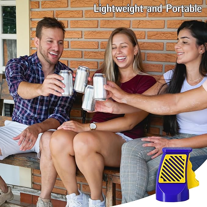 3D Printed One-Handed Can Opener Ergonomic Nail-Safe Soda Beer Opener Easy-Use Portable Beverage Can Opener for Home Outdoor1