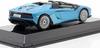 Lamborghini Aventador Mini Car 1/43 LAMBORGHINI AVENTADOR S Spider 2017 (Blue Metallic) with Case