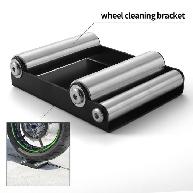 Compact & Reliable Wheel Cleaning Support with Adjustable Fit & Secure Base Tire Cleaning Bracket for Bikers & Cyclists