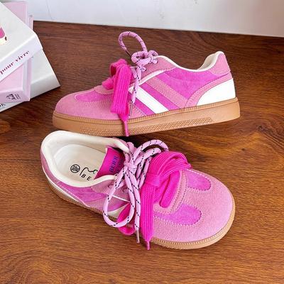 2025 осень и лето новые туфли на доске Сяосянфэн, трендовые и универсальные, студенческие маленькие белые туфли, немецкие тренировочные туфли, женская обувь