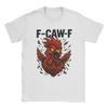 F-CAW-F Смешной Петух Мем Курица Футболки для Мужчин Повседневные Хлопковые Футболки с Круглым Вырезом С Коротким Рукавом Оригинальные Топы