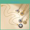 Подвеска Sun Flame Evil Eye с кулоном из сплава для унисекс модных аксессуаров Весна