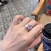 Кольцо из пресноводного жемчуга Женское Открытое Регулируемое Кольцо с Волнообразным Узором Темпераментные Высококлассные Ювелирные Изделия