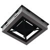 Крышка вентиляционная WIND 22x22 графит
