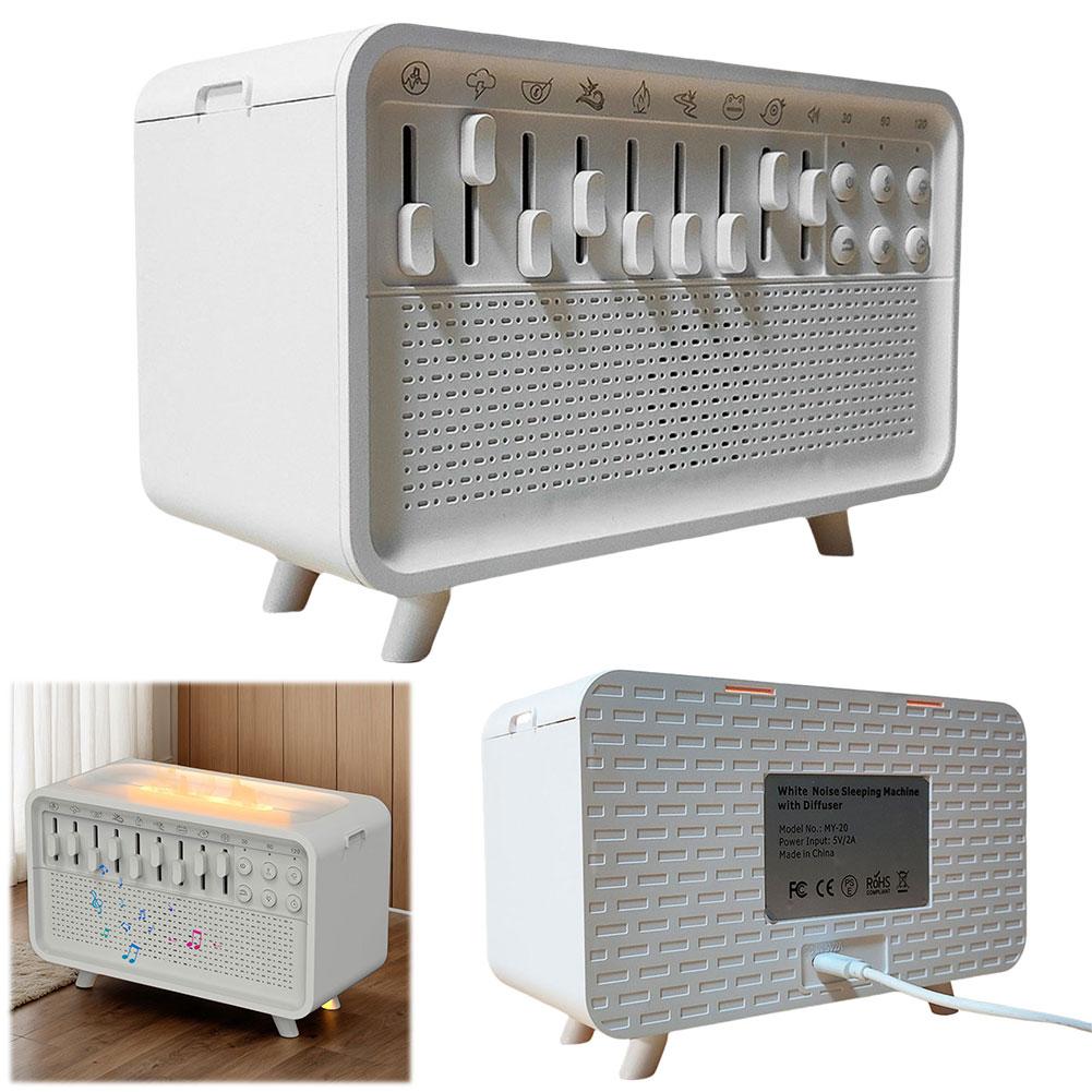 Машина для сна с белым шумом, диффузор эфирных масел с BT-динамиком, ночник, аромадиффузор для сна и медитации взрослых