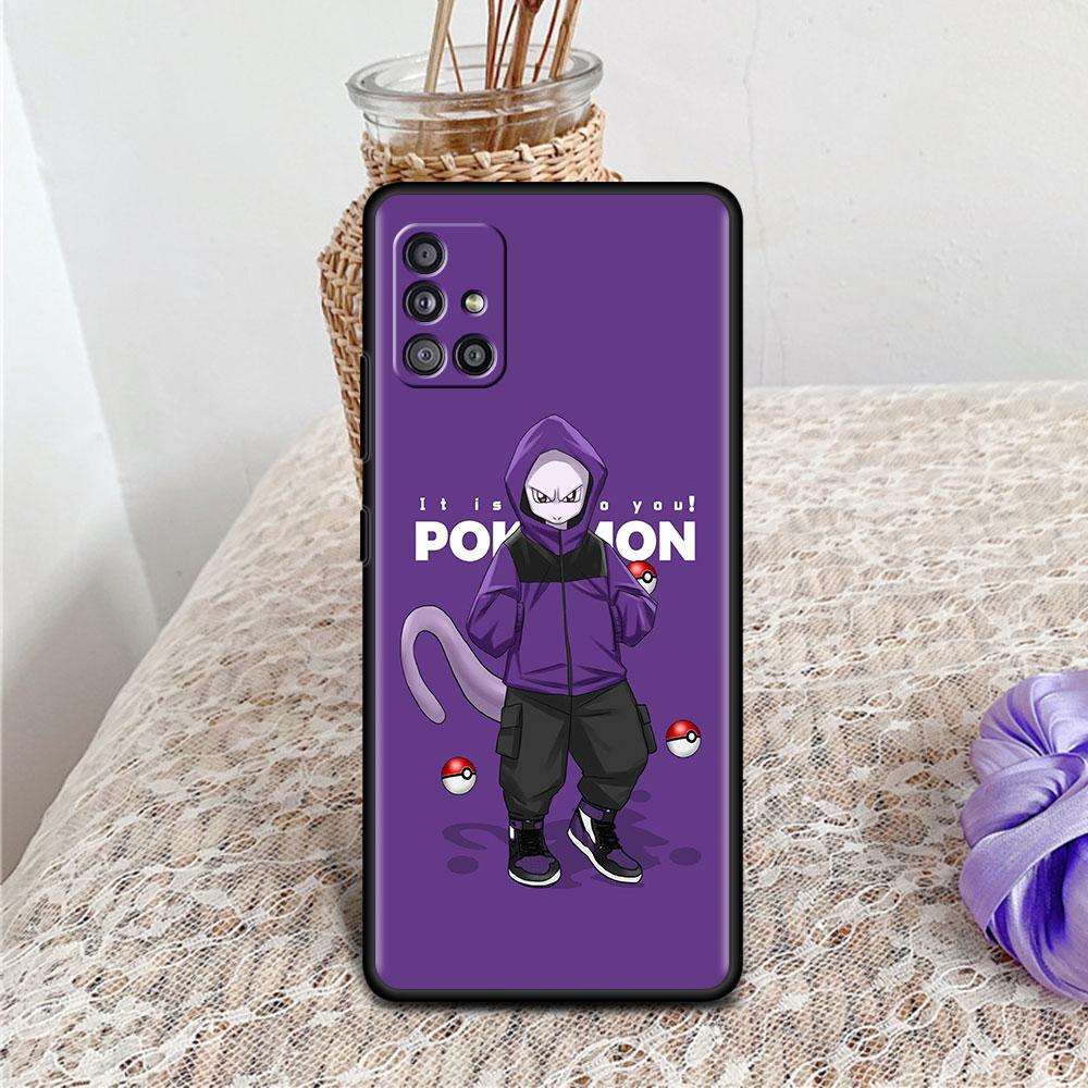 Модный мягкий чехол с покемоном для Samsung Galaxy A51 A12 A21s A71 A31 A52 A32 A02s A22 A41 A13 A11 A03s A72, силиконовый чехол из ТПУ для телефона