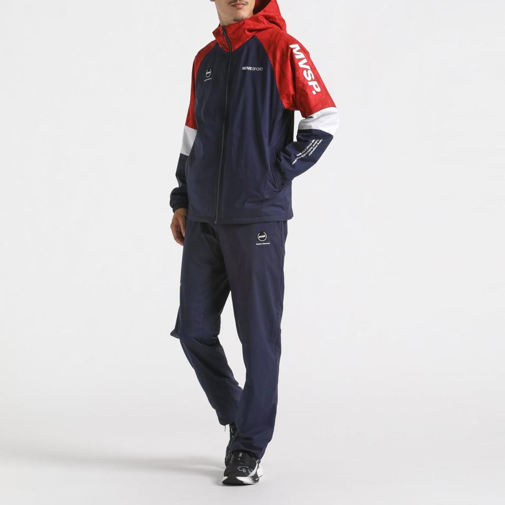 Windbreaker Descente HEATNAVI TOUGH All Over Pattern Graphic Full Zip Hoodie Training RDNV S [Move Sports]