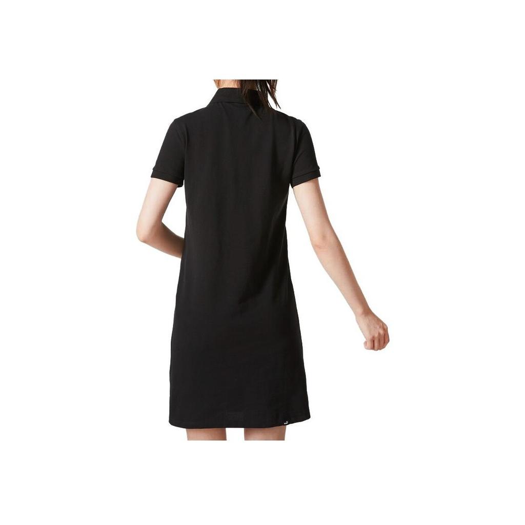 Puma Повседневное спортивное платье-поло с принтом логотипа в стиле ретро в американском стиле, женское платье, черное 676691-01
