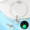 Authentic Luminous Firefly Charms Bee Light Bulb Bead Ring Earrings Fit Copper Bracelets Diy Cultural Jewelry Gift
