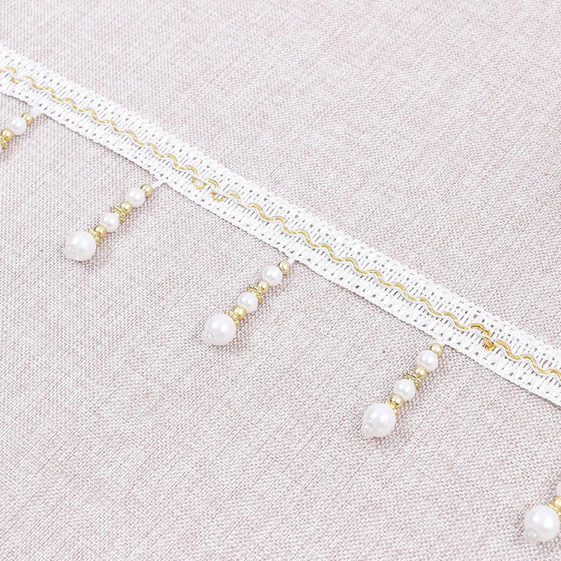 11 метров искусственный жемчуг кисточка кружевная отделка занавес швейный аксессуар обивка штор бисер отделка бахрома DIY домашний декор