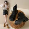 French Super Fire Martin Boots Women's 2024 New Fashionable Versatile Small Thick-soled Retro Niche British Style Short Boots