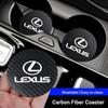 2 шт. Кожаная подставка под стакан, противошумная подкладка для чашки, для Lexus LS LC RZ IS350 ES300 GS350 CT200h GX460 LX570 RX500h NX300 UX260