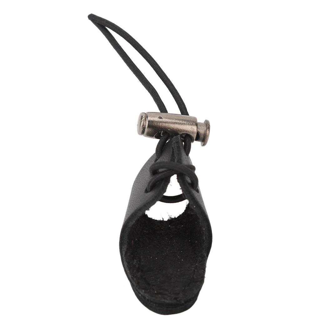 Archery Finger Guard Cowhide     Elastic Finger Tab for 20 to 50lb Bow