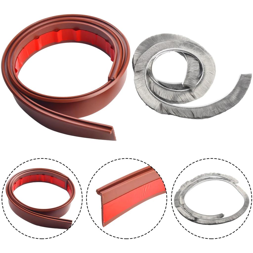 100 см щеточный уплотнитель, уплотнитель для пола, защитная от насекомых, звукоизоляционная уплотнительная полоса для пола, самоклеящаяся полоса для двери