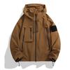 Men’s 2024 Spring Windproof Hooded Fashion Jacket – Casual Waterproof Versatile Outerwear Trend
