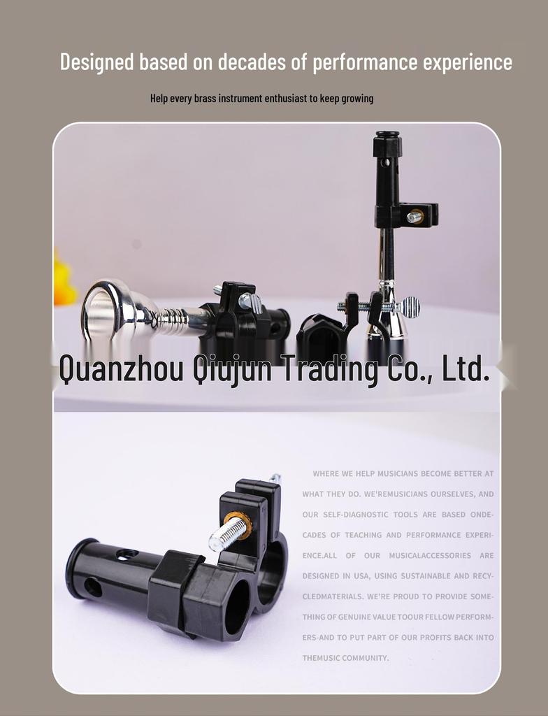 Большой зажим для мундштука для тубы, баритона, трубы, тромбона - Улучшает качество занятий