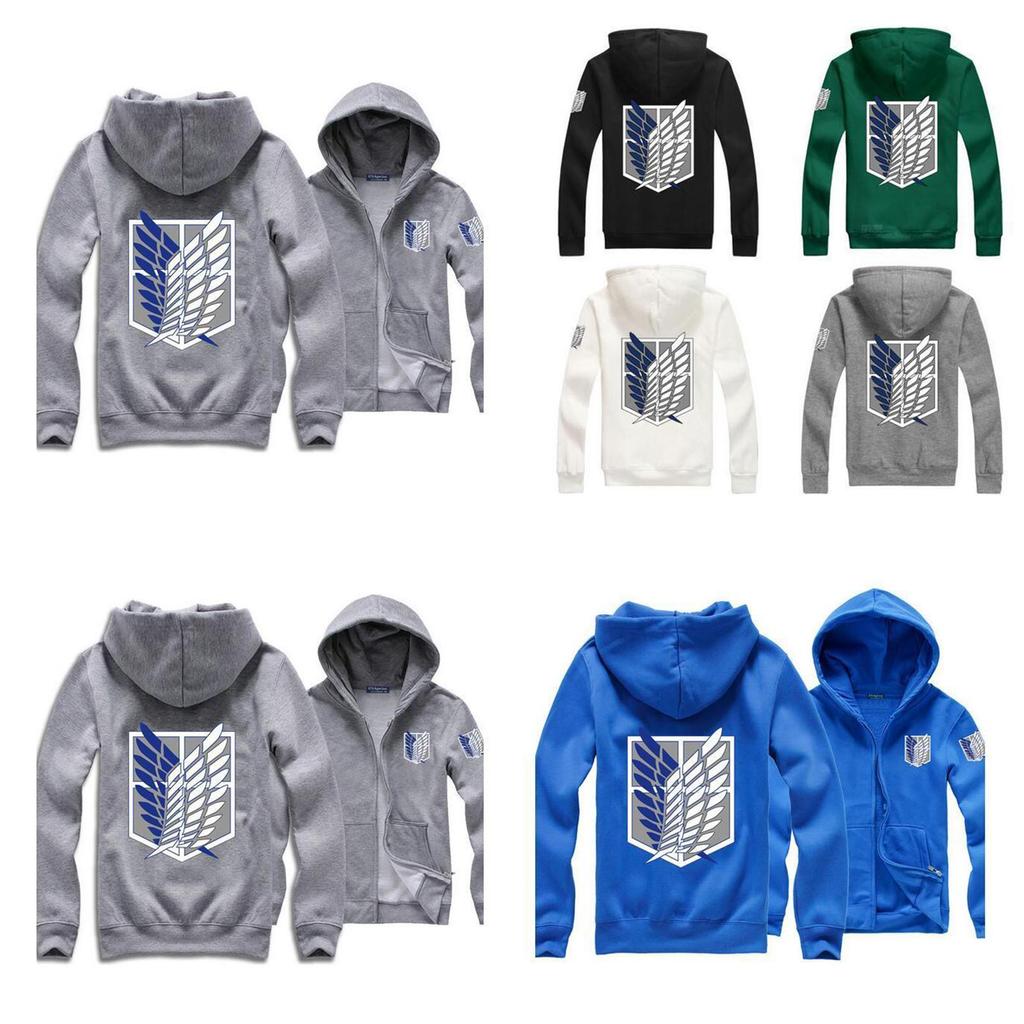 Атакующий Титан из Атаки Титанов Косплей Костюм Толстовка Пуловер Куртка Пальто