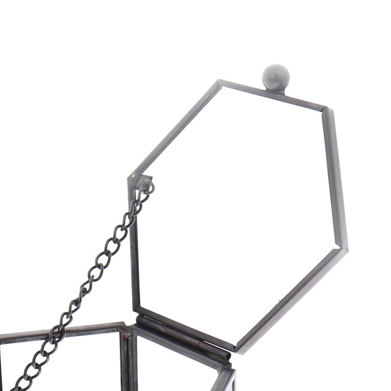 Геометрическая стеклянная шкатулка для драгоценностей, органайзер для ювелирных изделий, держатель для колец, шкатулка для хранения ювелирных изделий