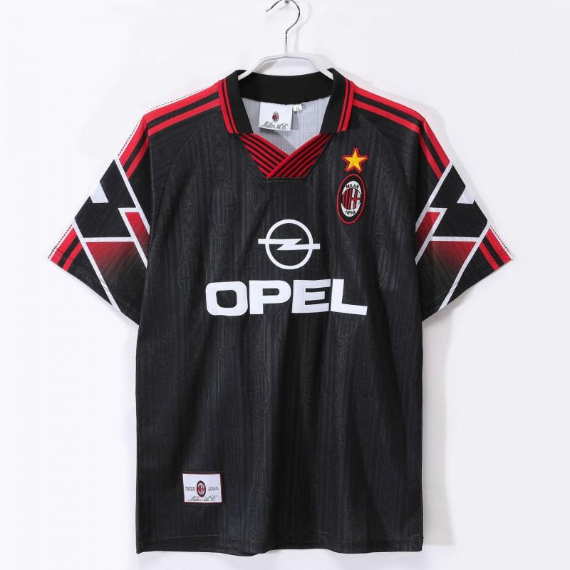 AC Milan Retro Football Jersey Men Women Short Sleeve Soccer Shirt Vintage Serie A Style Casual Hip Hop Wear