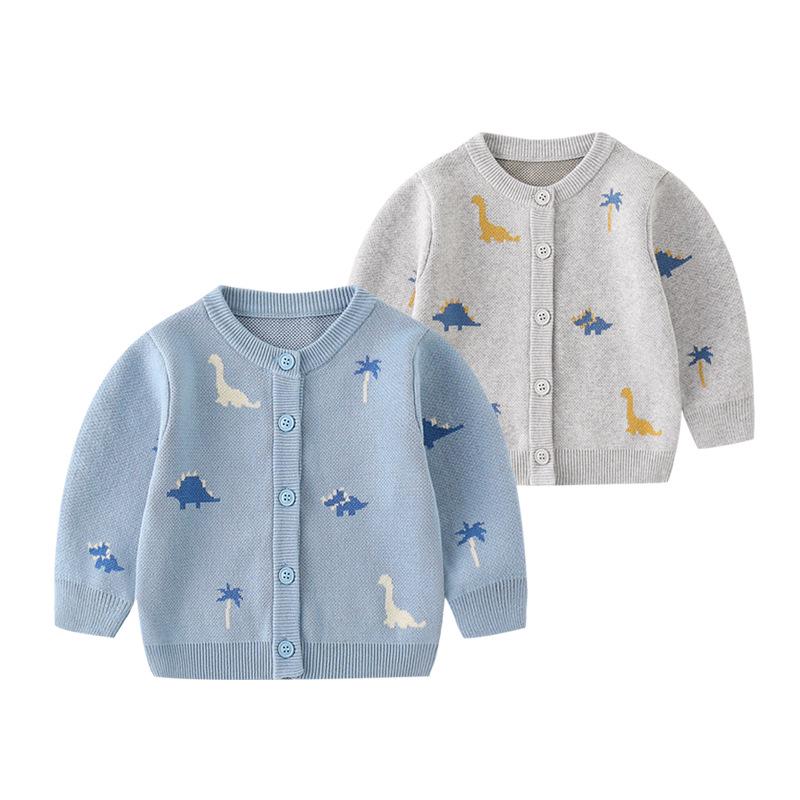 2025 Boys' Autumn Knit Cardigan: Stylish Children's Wool Sweater Jacket