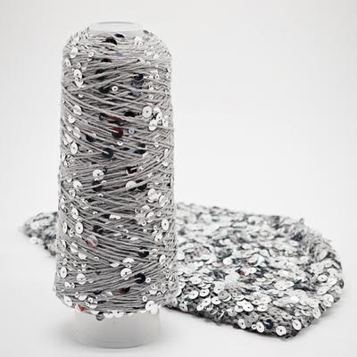 1 рулон/100 г Бисерные узоры с крупными пайетками Сумки Нитки для рукоделия Шитье крючком Пряжа Ручное вязание Доступно несколько вариантов