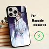 B-Сусукэ Айзен Блич Чехол для телефона для iPhone 17, 16, 15, 14, 13, 12, 11 Plus, Pro Магнитный для Magsafe Беспроводной зарядки