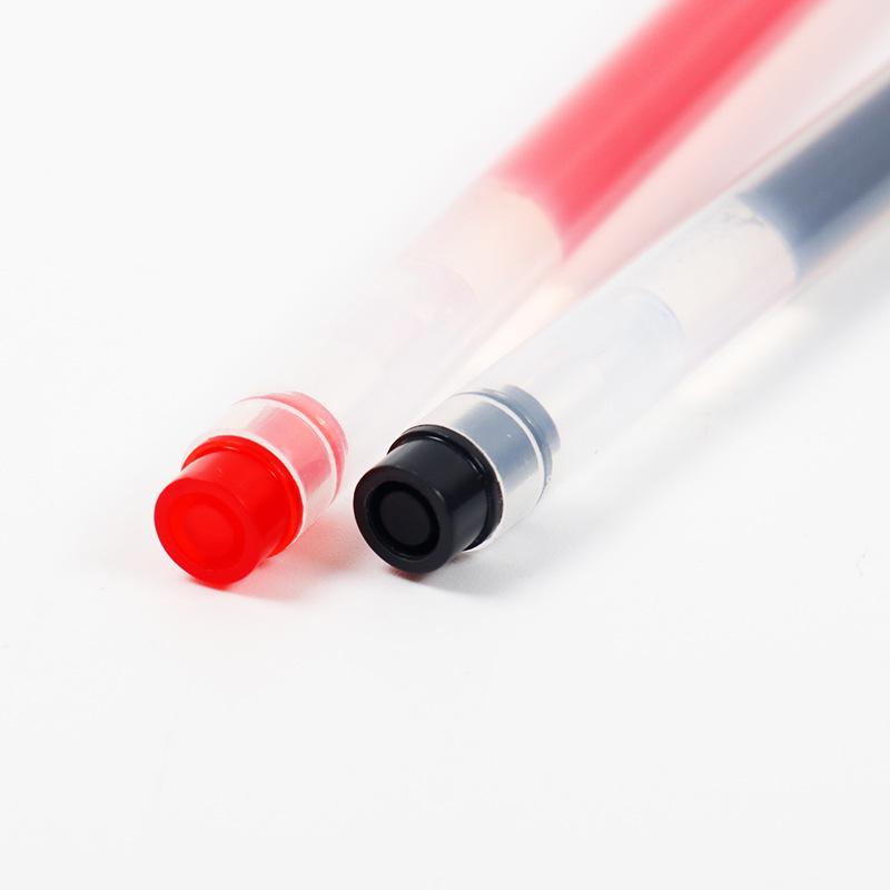 High-Capacity Quick-Dry Black Rollerball Gel Pen for Students and Signatures