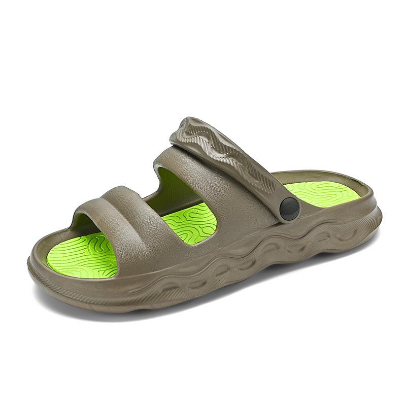 Наступая на дерьмо сандалии мужская летняя одежда для отдыха две классные тапочки на толстой подошве нескользящие модные универсальные пляжные тапочки