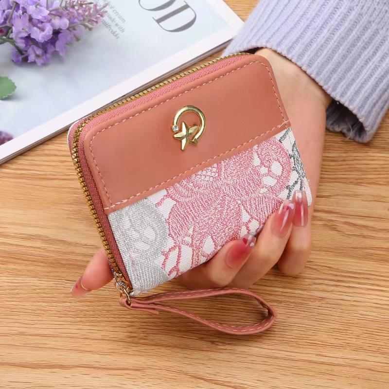 Горячая классическая мода женский кожаный кошелек (9 отделений для карт, 2 отделения для наличных) Легкая легкая роскошная женская сумка для студентки-леди