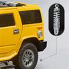 New 1/18  Hummer H2 Highway 61 SUV Alloy Car Model Die-cast Metal Toy Large Off-road Vehicle Car Model Simulation Sound and Light Boys Gift