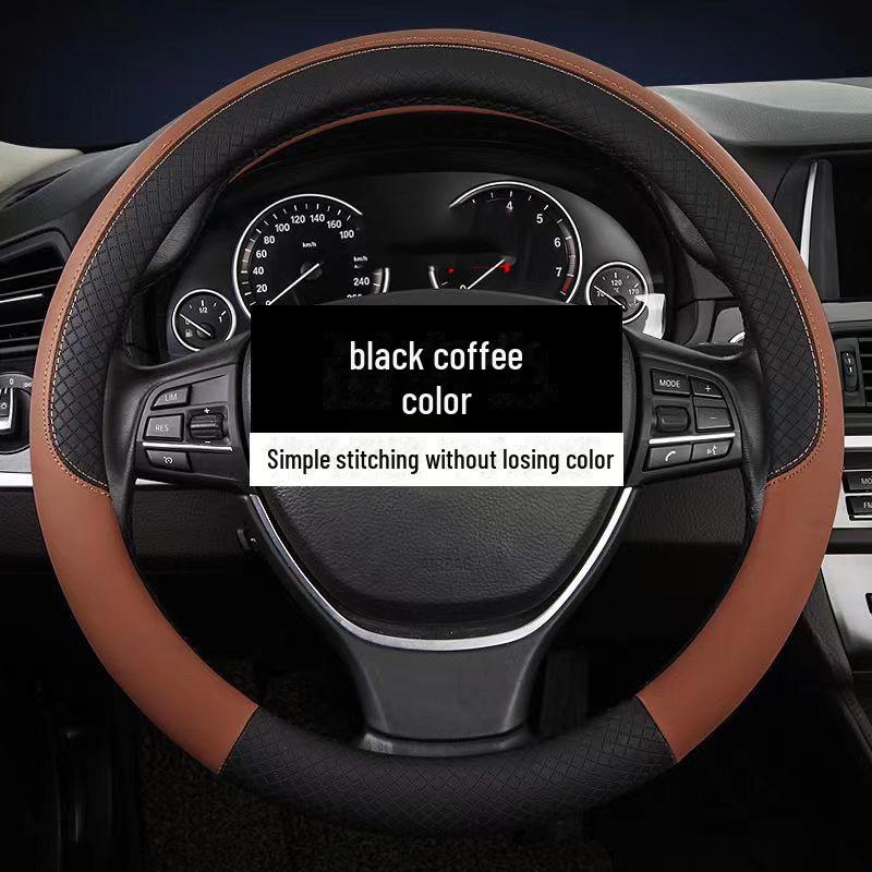 All-Season Universal Steering Wheel Cover for Trucks, Buses, and Coaches (40-50CM)