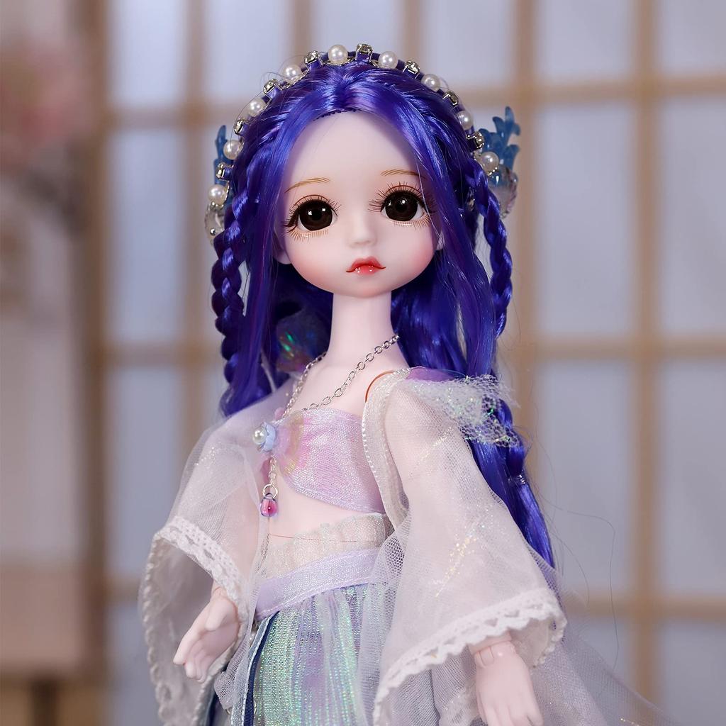 ICY Fortune Days 28 см BJD Ангел Серии 28 Кукла на шарнирах с полной одеждой и отличный подарок для девочек от 6 лет, кукла 1/6, обувь, 6+ (коралловый)