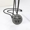 Archangel Cahetel Fortune Seal Iod He Vau He Solomon Kabbalah Amulet Men Pendants Necklace Stainless Steel