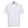 Mens Poplin Easy-Care Short-Sleeved Shirt
