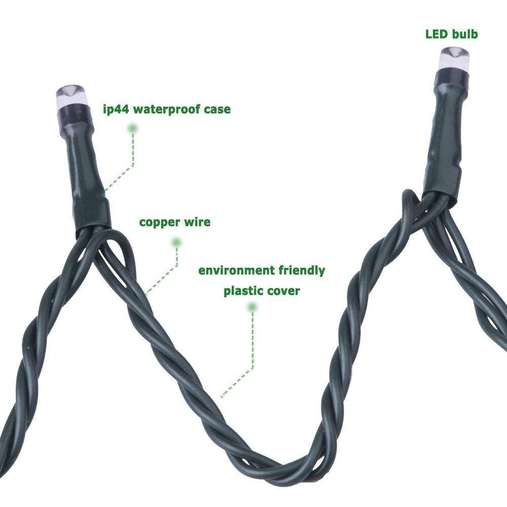Светодиодная пластиковая лампа в форме риса для украшения, гирлянда и последовательная лампа для Дивали, Рождества, внутреннего и наружного украшения, для спальни, свадьбы