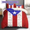 Puerto Rico Pattern Bedding Quilt Set Quilt Cover Pillowcase Home Decoration Birthday Gift (1 * duvet cover + 2 * pillowcase, without core)