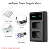 Andoer NP-FW50 USB Intelligent Charger & Battery Kit 1PCS Dual Channels Camera Battery Charger +