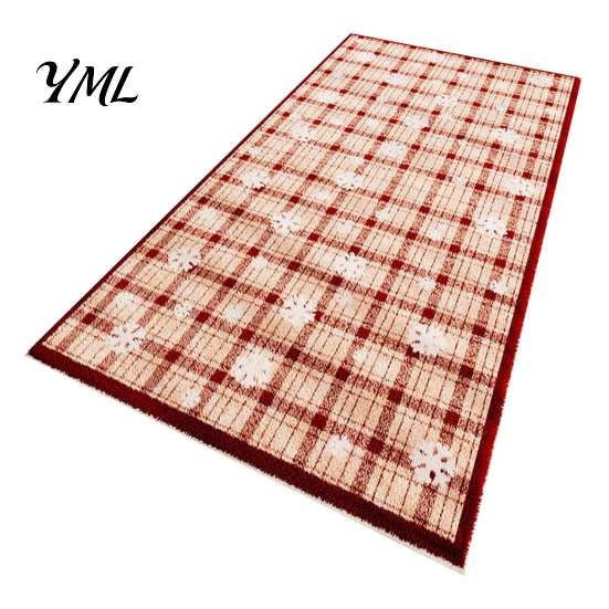 Holiday Area Rug for Living Room Christmas Bedroom Rug, Soft Imitation Cashmere Non-Slip Washable Festive Easy Care Floor Runner Entryway, Room,