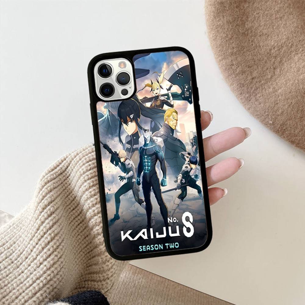 Classic Anime K-kaiju No8 Phone Case For IPhone 17 16 15 14 13 Plus 12 11 Pro Max PC+TPU Cases Back Cover