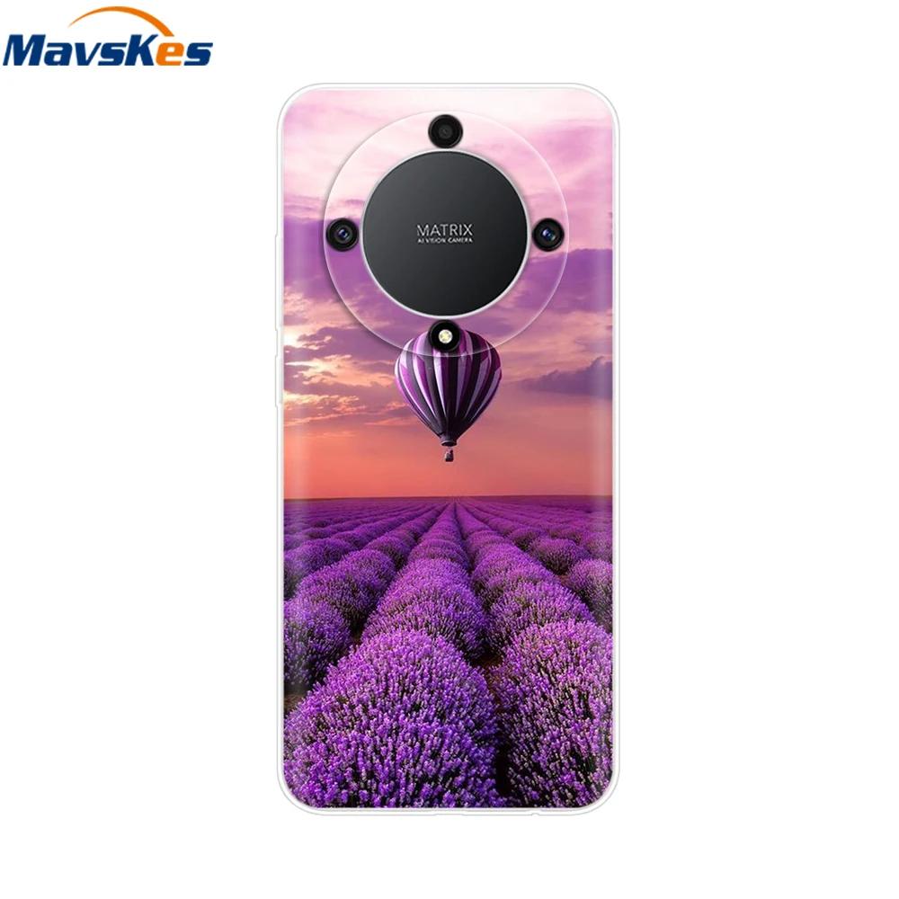 Мягкий чехол для Honor Magic6 Lite TPU Силиконовый чехол для телефона для Honor X9b x9a Magic 5 6 Lite 5G Защитная оболочка Задняя крышка Fundas