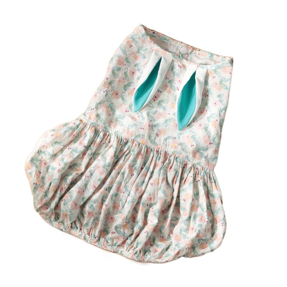 Стираемая юбка для собаки с кроличьими ушками, милое платье для собаки, практичная юбка принцессы для питомца, товары для питомцев