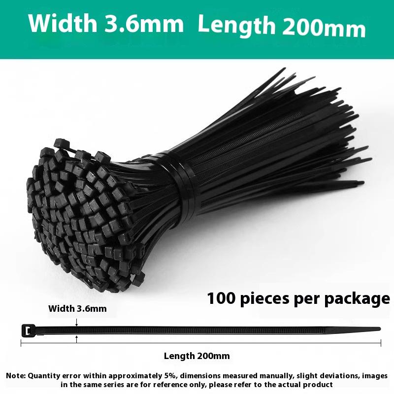 Высокопрочные нейлоновые пластиковые самозатягивающиеся кабельные стяжки для транспортировки и фиксации