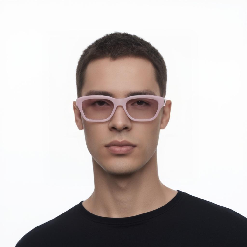 Chanel Full Frame Design Nylon Fiber Square Sunglasses Unisex sunglasses Pink A71692X02081S0584