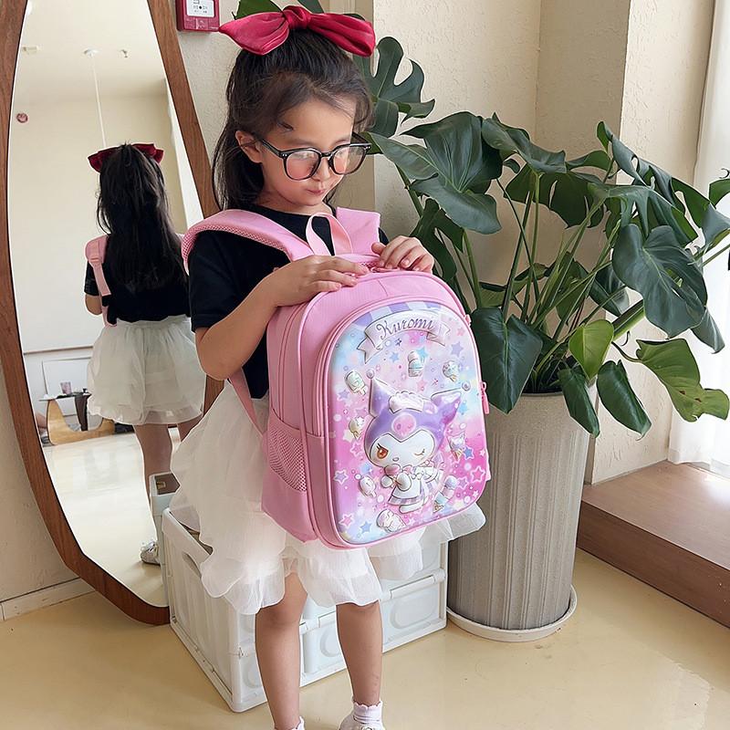 Lightweight And Cute Kindergarten Backpack For Girls Featuring Kuromi And Melody Designs For Ages 3 To 6